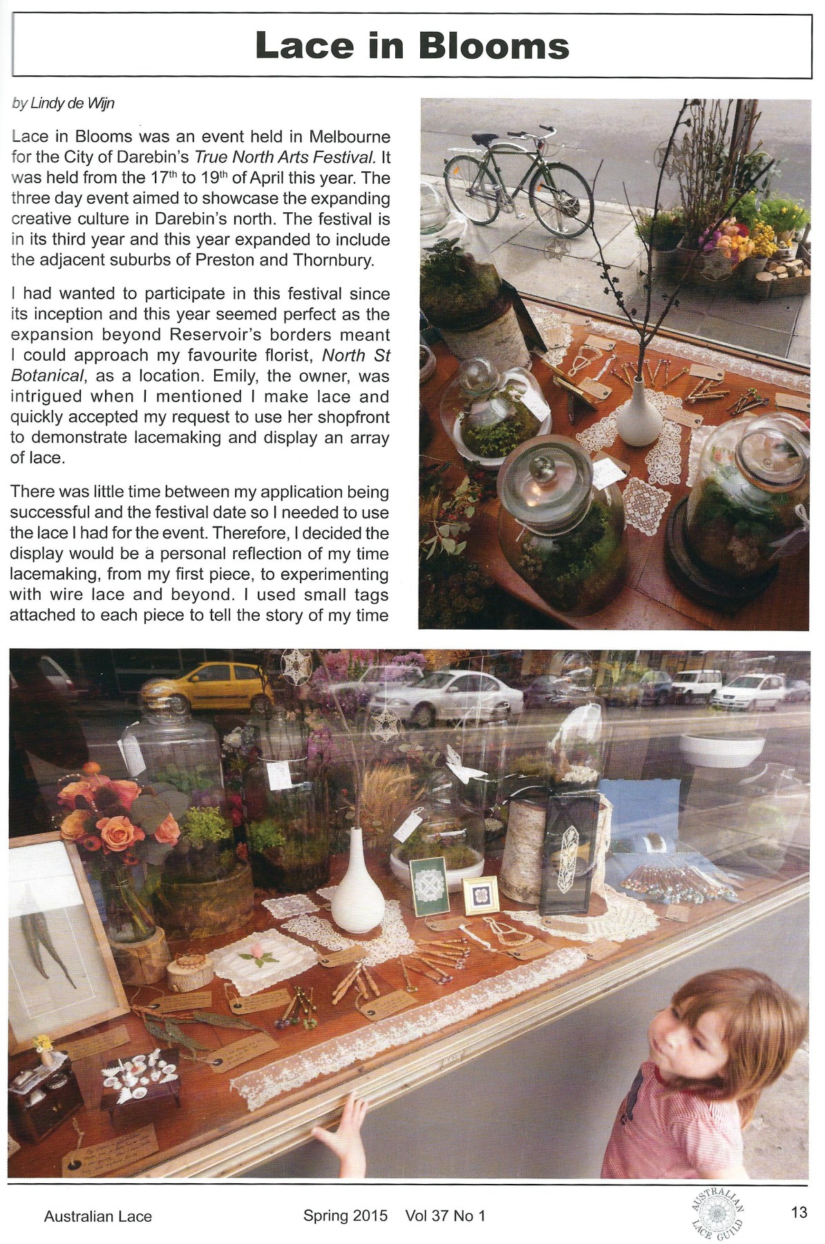 4 - Lace in Blooms - Austrlian lace