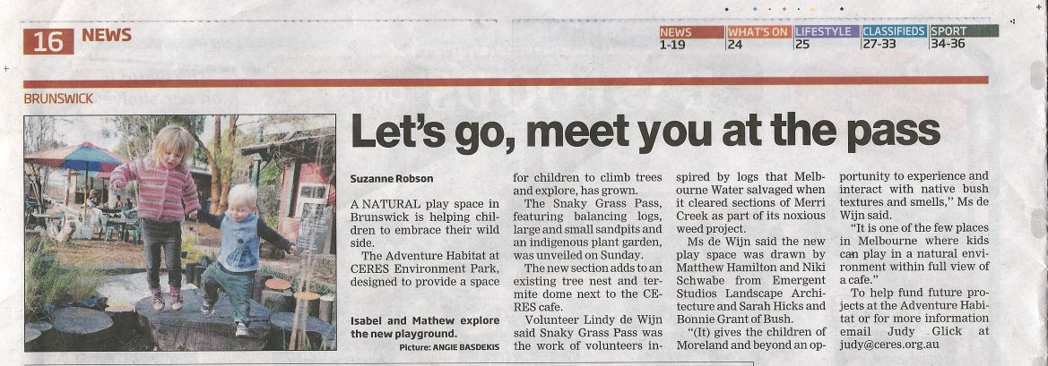 7 CERES snaky grass pass